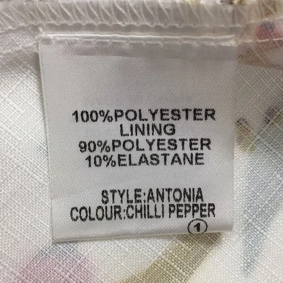 Lindy Bop White Chili Pepper Antonia Swing Dress Womens 20 Off The Shoulder - Picture 8 of 11